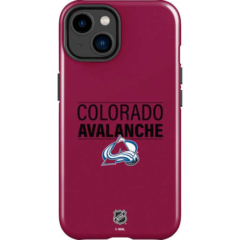 NHL Colorado Avalanche Lineup iPhone 15 Impact Case