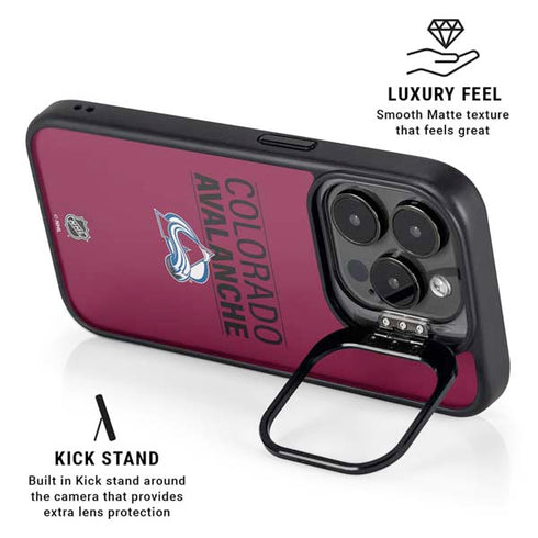 NHL Colorado Avalanche Lineup iPhone 15 Pro Kickstand Case