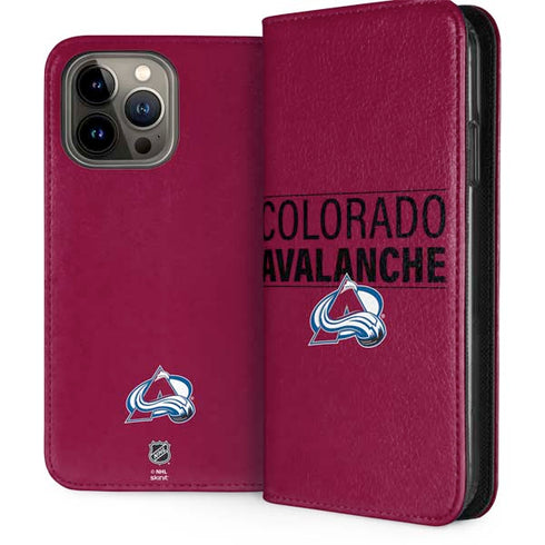 NHL Colorado Avalanche Lineup iPhone 15 Pro Max Folio Case