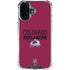NHL Colorado Avalanche Lineup iPhone 16 Clear Case