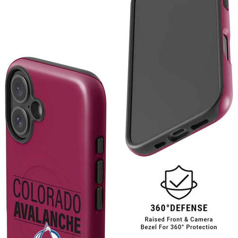 NHL Colorado Avalanche Lineup iPhone 16 Magsafe Impact Case