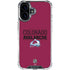 NHL Colorado Avalanche Lineup iPhone 16 Plus Clear Case