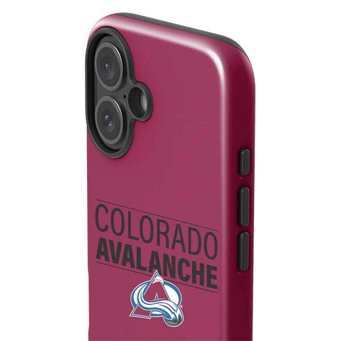 NHL Colorado Avalanche Lineup iPhone 16 Plus Impact Case