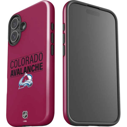 NHL Colorado Avalanche Lineup iPhone 16 Plus Impact Case