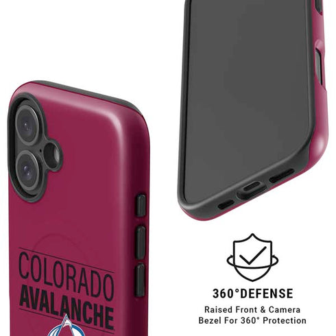 NHL Colorado Avalanche Lineup iPhone 16 Plus Magsafe Impact Case