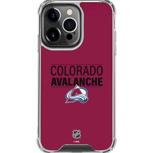 NHL Colorado Avalanche Lineup iPhone 16 Pro Max Clear Case