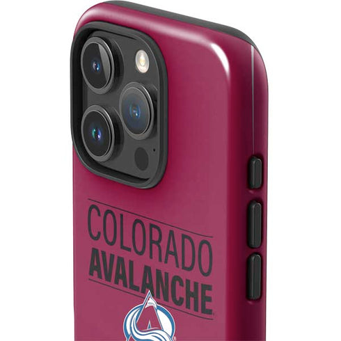 NHL Colorado Avalanche Lineup iPhone 16 Pro Max Impact Case