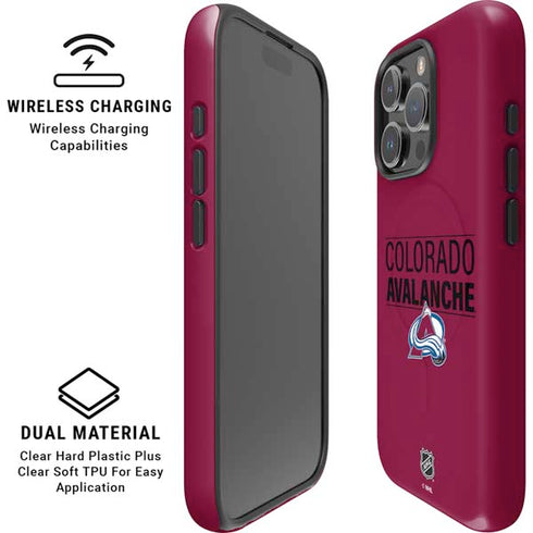 NHL Colorado Avalanche Lineup iPhone 16 Pro Max Magsafe Impact Case