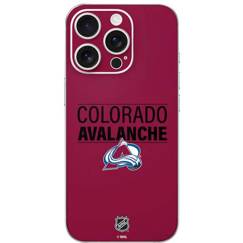 NHL Colorado Avalanche Lineup iPhone 16 Pro Skin