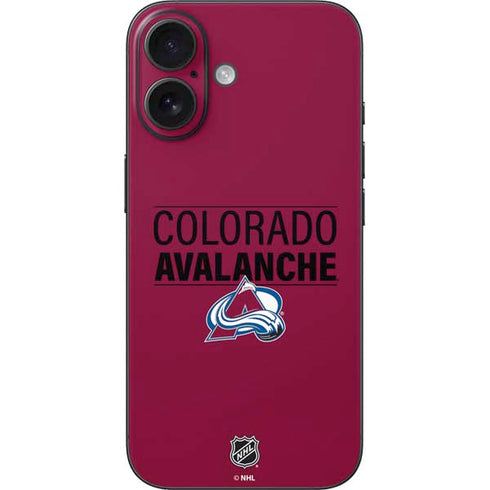 NHL Colorado Avalanche Lineup iPhone 16 Skin