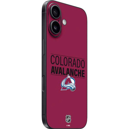 NHL Colorado Avalanche Lineup iPhone 16 Skin