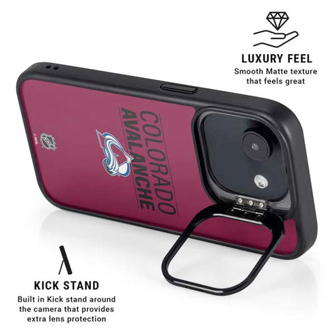 NHL Colorado Avalanche Lineup iPhone 16e Kickstand Case