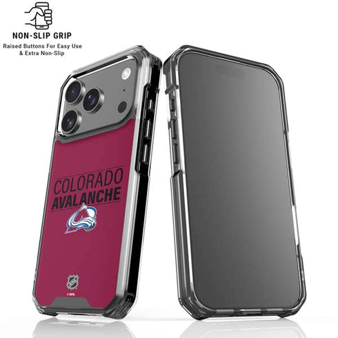 NHL Colorado Avalanche Lineup iPhone 18 Pro Clear Case