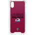 NHL Colorado Avalanche Lineup iPhone XS Clear Case
