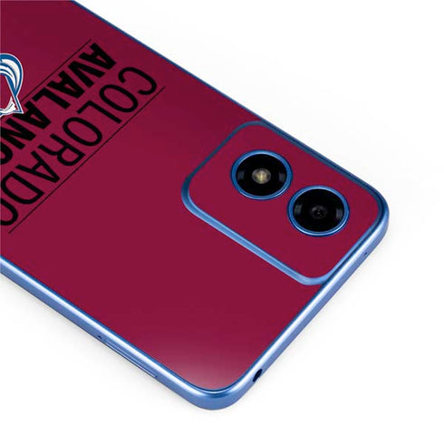 NHL Colorado Avalanche Lineup Moto G Play 4G (2024) Skin