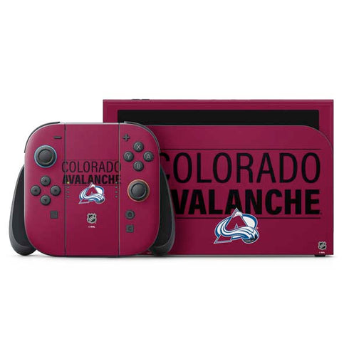 NHL Colorado Avalanche Lineup Nintendo Skins