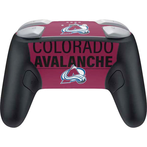NHL Colorado Avalanche Lineup Nintendo Switch 2 (2025) Pro Controller Skin
