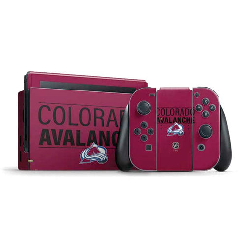 NHL Colorado Avalanche Lineup Nintendo Skins