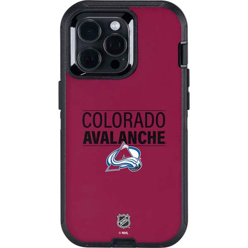 NHL Colorado Avalanche Lineup Otterbox Defender iPhone Skin