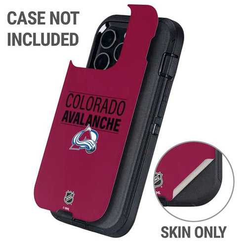 NHL Colorado Avalanche Lineup Otterbox Defender iPhone Skin