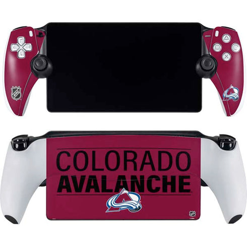 NHL Colorado Avalanche Lineup PlayStation Portal Remote Player Skin