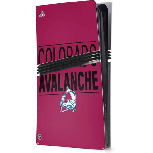 NHL Colorado Avalanche Lineup PS5 Pro Console Skin