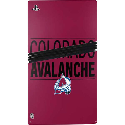 NHL Colorado Avalanche Lineup PS5 Pro Console Skin