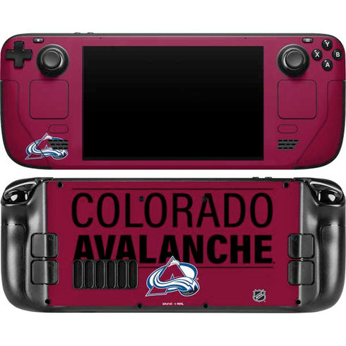 NHL Colorado Avalanche Lineup Steam Deck Handheld Gaming Computer OLED Skin