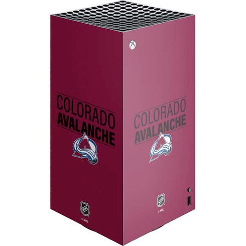 NHL Colorado Avalanche Lineup XBox Series X Digital Edition Console Skin