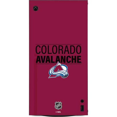 NHL Colorado Avalanche Lineup XBox Series X Digital Edition Console Skin