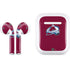 NHL Colorado Avalanche Solid Background Apple AirPods Skin