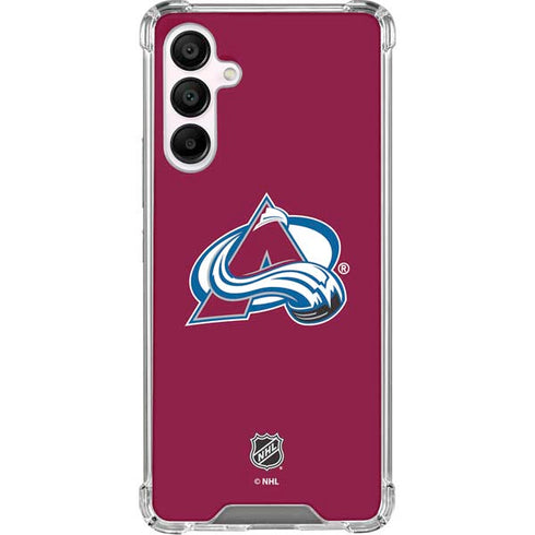 NHL Colorado Avalanche Solid Background Galaxy A16 5G Clear Case