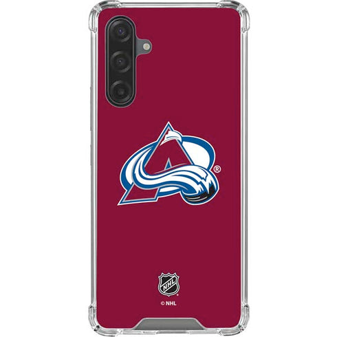 NHL Colorado Avalanche Solid Background Galaxy A17 Clear Case