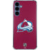 NHL Colorado Avalanche Solid Background Galaxy A35 5G Clear Case