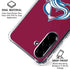 NHL Colorado Avalanche Solid Background Galaxy A36 5G Clear Case