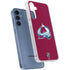NHL Colorado Avalanche Solid Background Galaxy A55 5G Clear Case