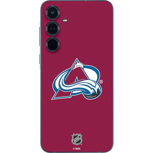 NHL Colorado Avalanche Solid Background Galaxy A55 5G Skin