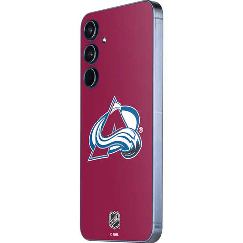 NHL Colorado Avalanche Solid Background Galaxy A55 5G Skin