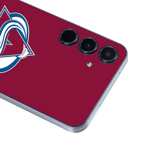 NHL Colorado Avalanche Solid Background Galaxy A55 5G Skin
