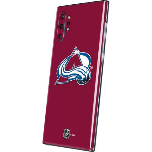 NHL Colorado Avalanche Solid Background Galaxy Note 10 Plus Skin