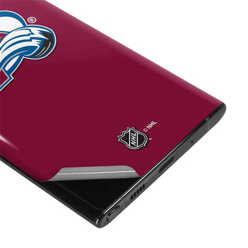 NHL Colorado Avalanche Solid Background Galaxy Note 10 Plus Skin