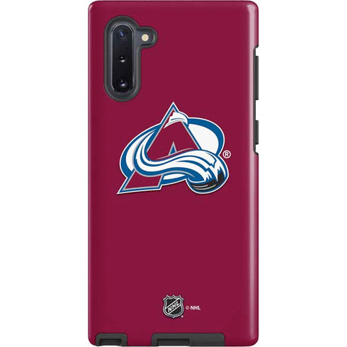 NHL Colorado Avalanche Solid Background Galaxy Cases
