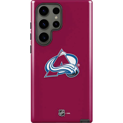 NHL Colorado Avalanche Solid Background Galaxy S23 Ultra Pro Case