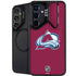 NHL Colorado Avalanche Solid Background Galaxy S25 Kickstand Case