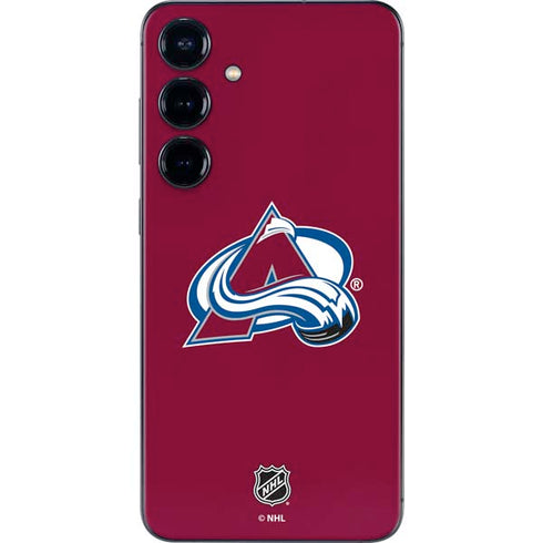 NHL Colorado Avalanche Solid Background Galaxy S25 Skin