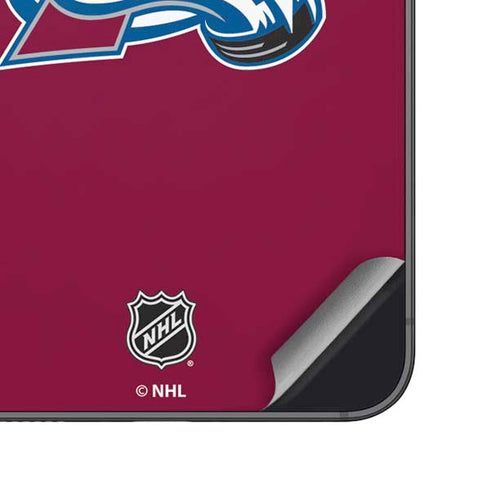 NHL Colorado Avalanche Solid Background Galaxy S25 Skin