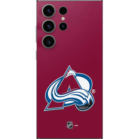 NHL Colorado Avalanche Solid Background Galaxy S25 Ultra Skin