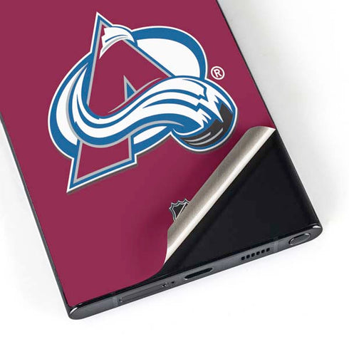 NHL Colorado Avalanche Solid Background Galaxy S25 Ultra Skin