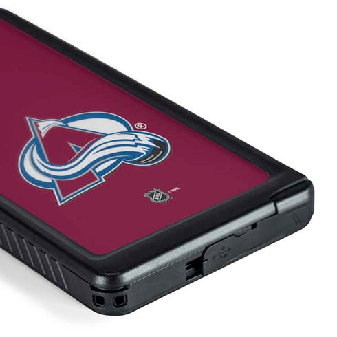 NHL Colorado Avalanche Solid Background Galaxy S24 Ultra Waterproof Case