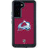 NHL Colorado Avalanche Solid Background Galaxy S24 Waterproof Case